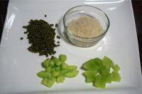 莴笋黄瓜绿豆浆的做法步骤2